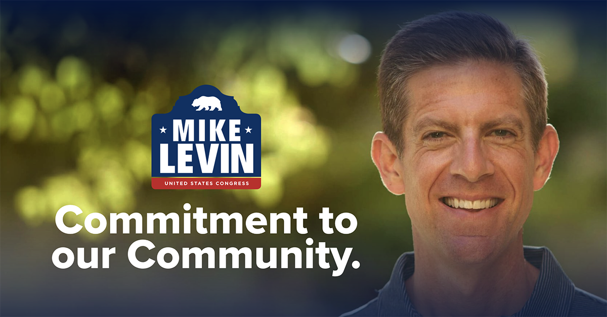 Statement from Rep. Levin on President Biden - Mike Levin for Congress